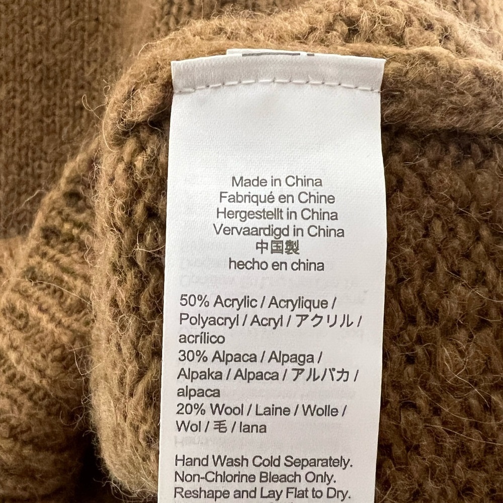 NWT J. Crew Alpacca Wool Blend Pullover Sweater Sz XL - Picture 9 of 11